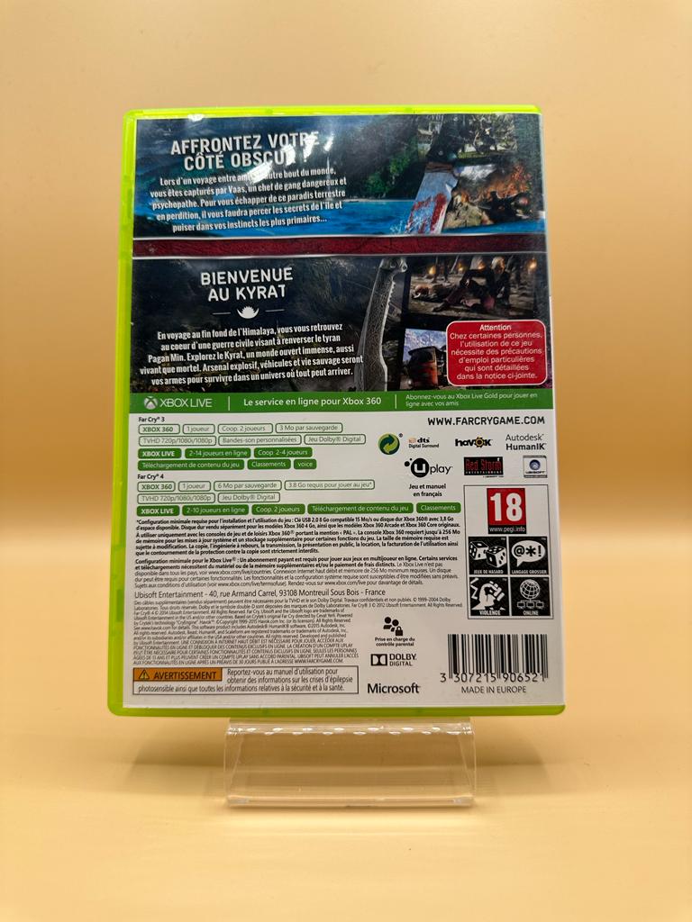 Compil Far Cry 3 + 4 Xbox 360 , occasion