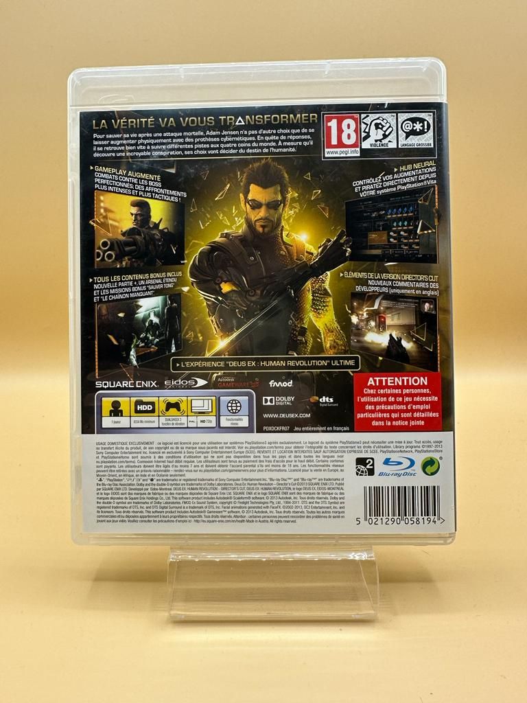 Deus Ex - Human Revolution - Director's Cut PS3 , occasion