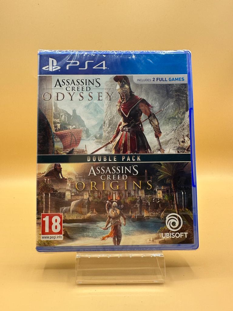 Double Pack : Assassin's Creed : Origins + Assassin's Creed : Odyssey PS4 , occasion Sous Blister