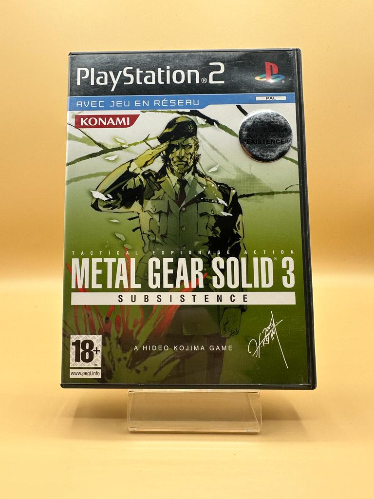 Metal Gear Solid 3 - Subsistence PS2 , occasion Complet / Notice Abimée