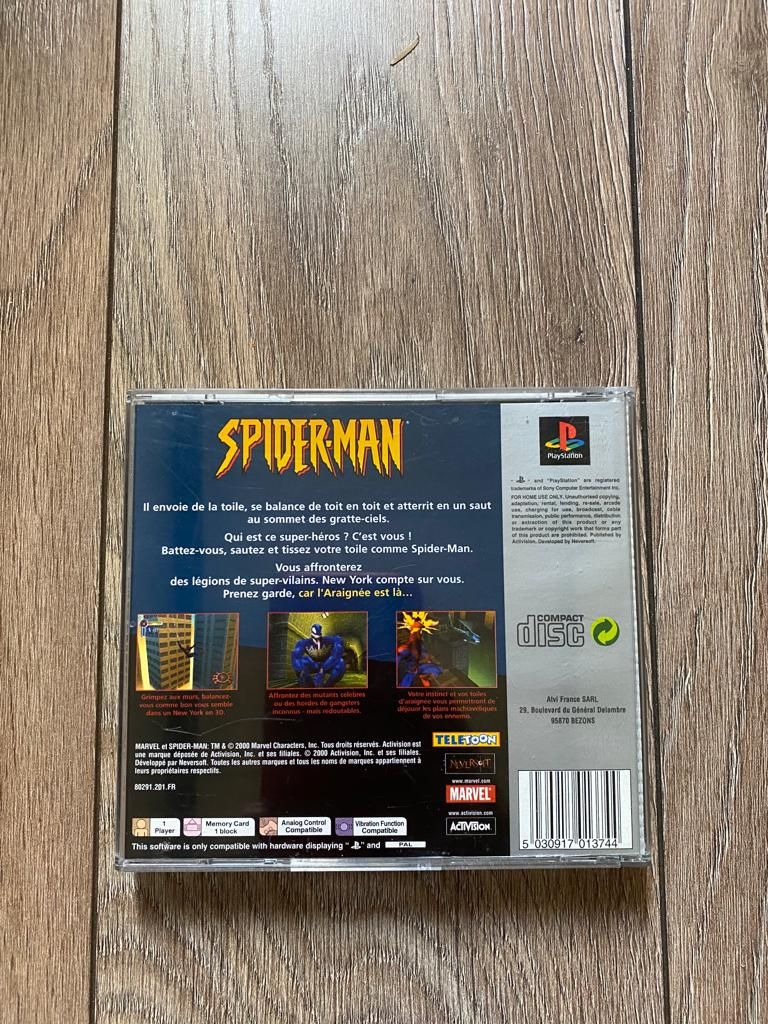 Spiderman Platinum PS1 , occasion