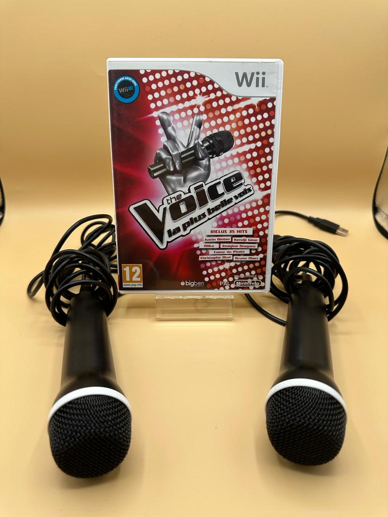 The Voice - La Plus Belle Voix + 2 Microphones Wii , occasion Complet