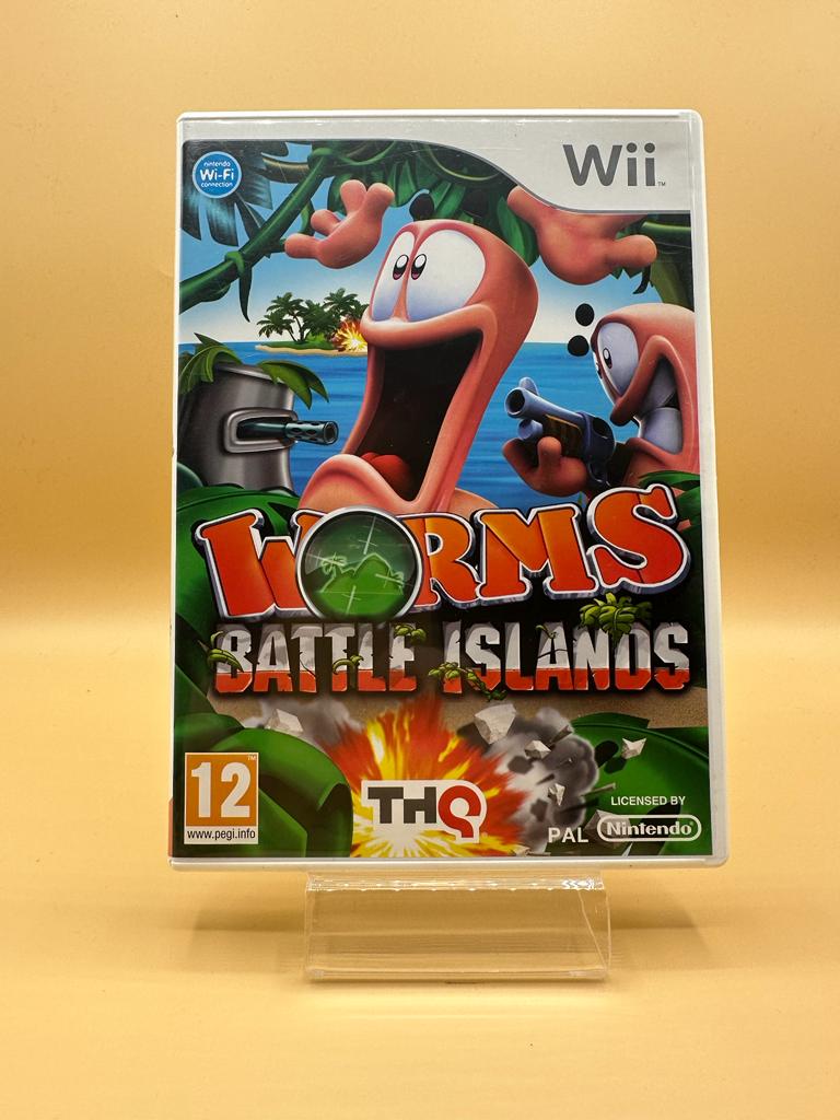 Worms Battle Islands Wii , occasion Complet